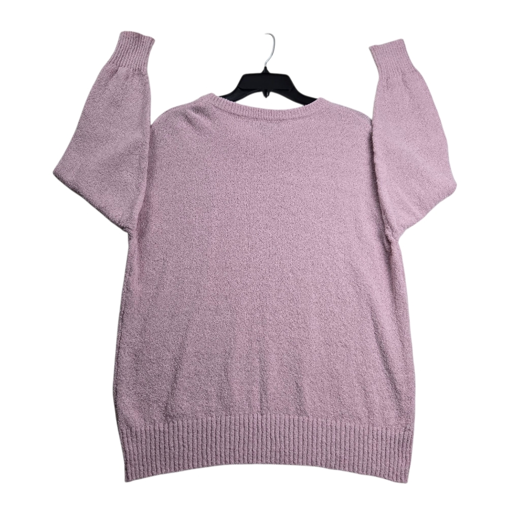 Eileen Fisher Large Pink Long Sleeve‎ Pullover Lightweight Crew Sweater - Picture 4 of 12